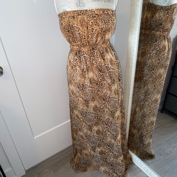 Cheetah Print Dress - Picture 1 of 3